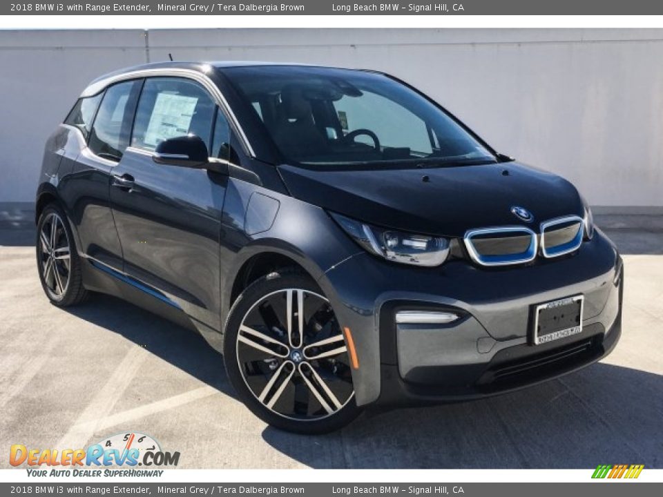 2018 BMW i3 with Range Extender Mineral Grey / Tera Dalbergia Brown Photo #12