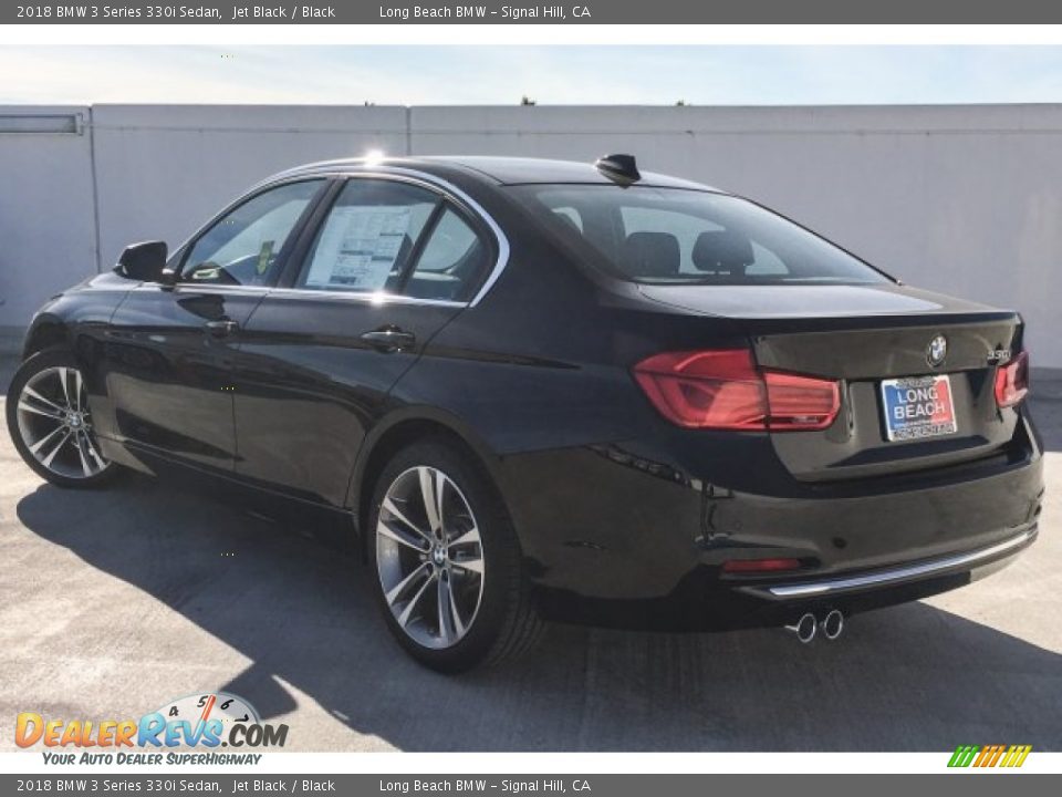 2018 BMW 3 Series 330i Sedan Jet Black / Black Photo #3