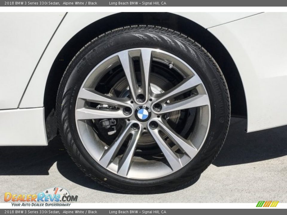 2018 BMW 3 Series 330i Sedan Alpine White / Black Photo #9