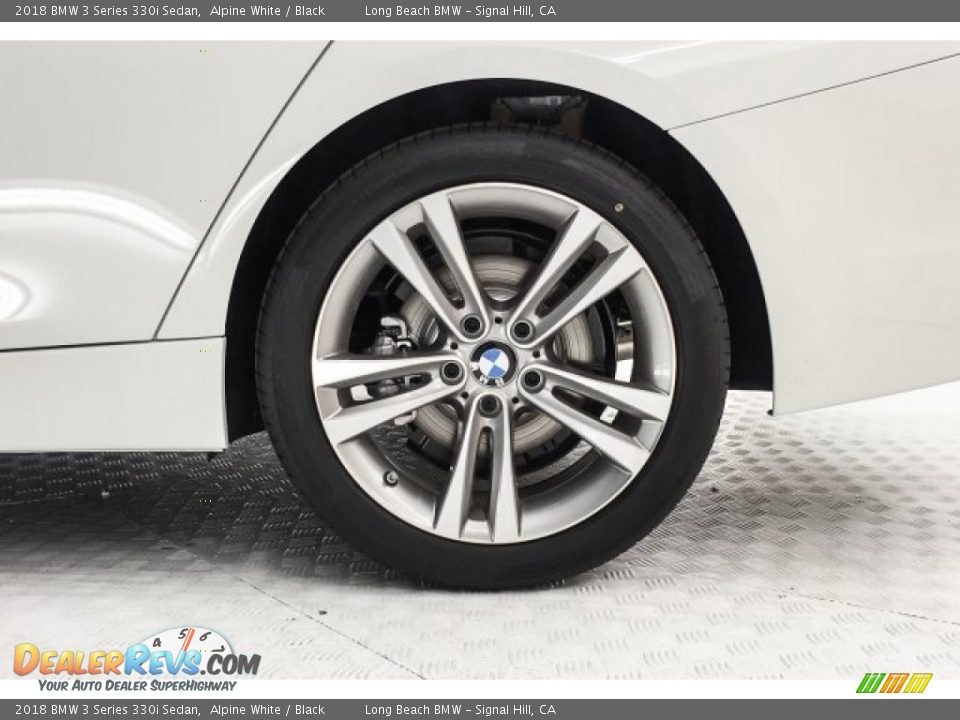 2018 BMW 3 Series 330i Sedan Alpine White / Black Photo #12