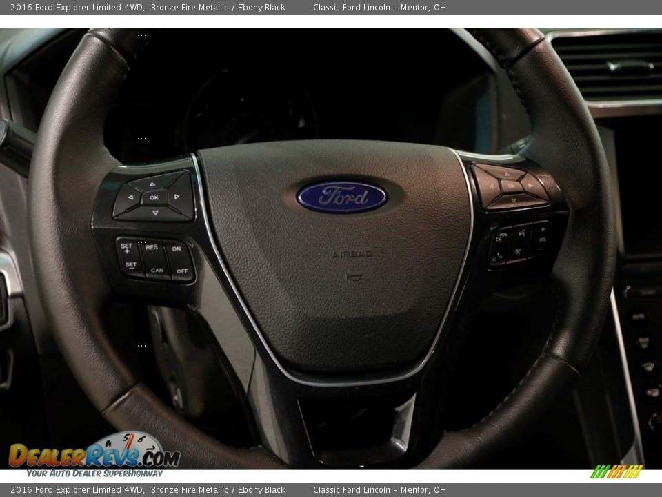 2016 Ford Explorer Limited 4WD Bronze Fire Metallic / Ebony Black Photo #7
