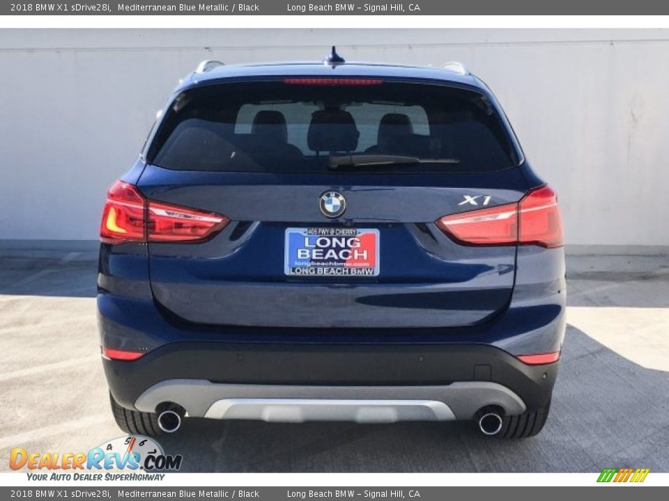 2018 BMW X1 sDrive28i Mediterranean Blue Metallic / Black Photo #4