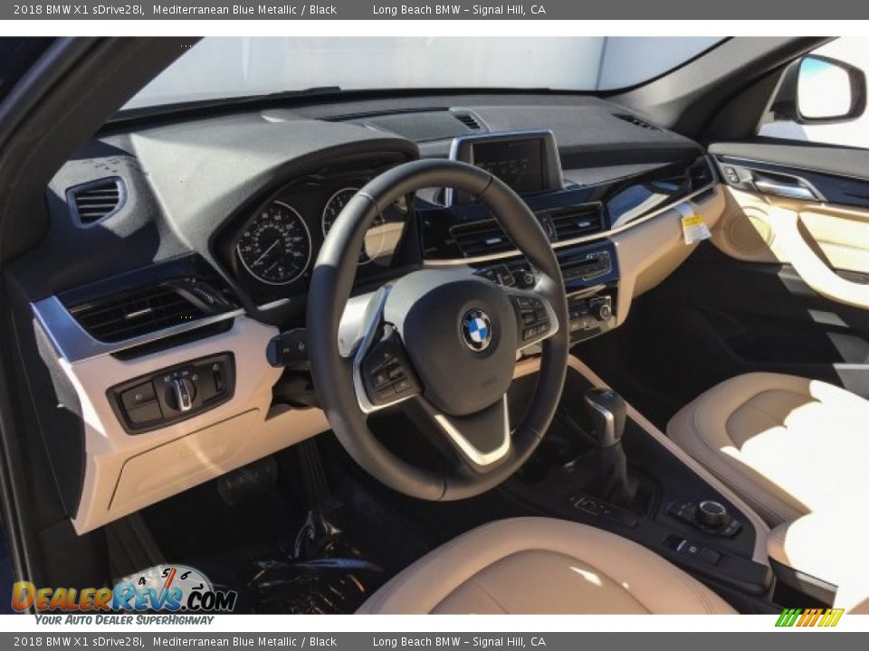 2018 BMW X1 sDrive28i Mediterranean Blue Metallic / Black Photo #5