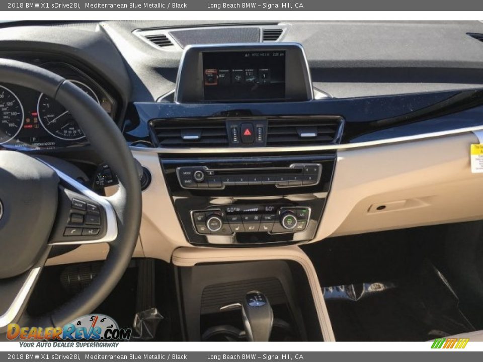 2018 BMW X1 sDrive28i Mediterranean Blue Metallic / Black Photo #6