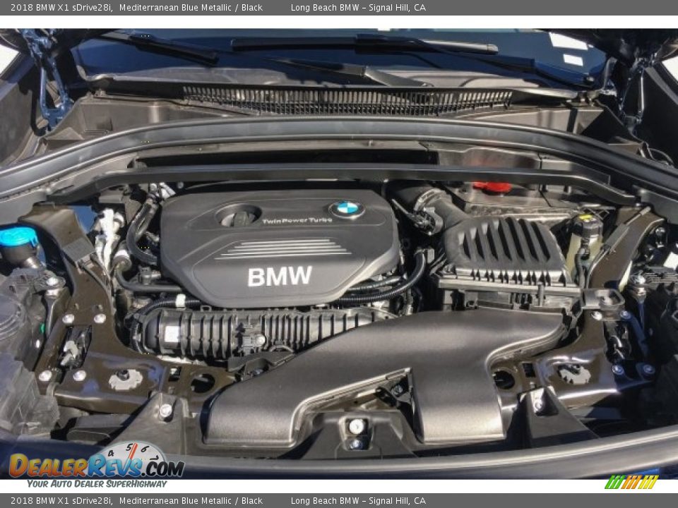 2018 BMW X1 sDrive28i Mediterranean Blue Metallic / Black Photo #8