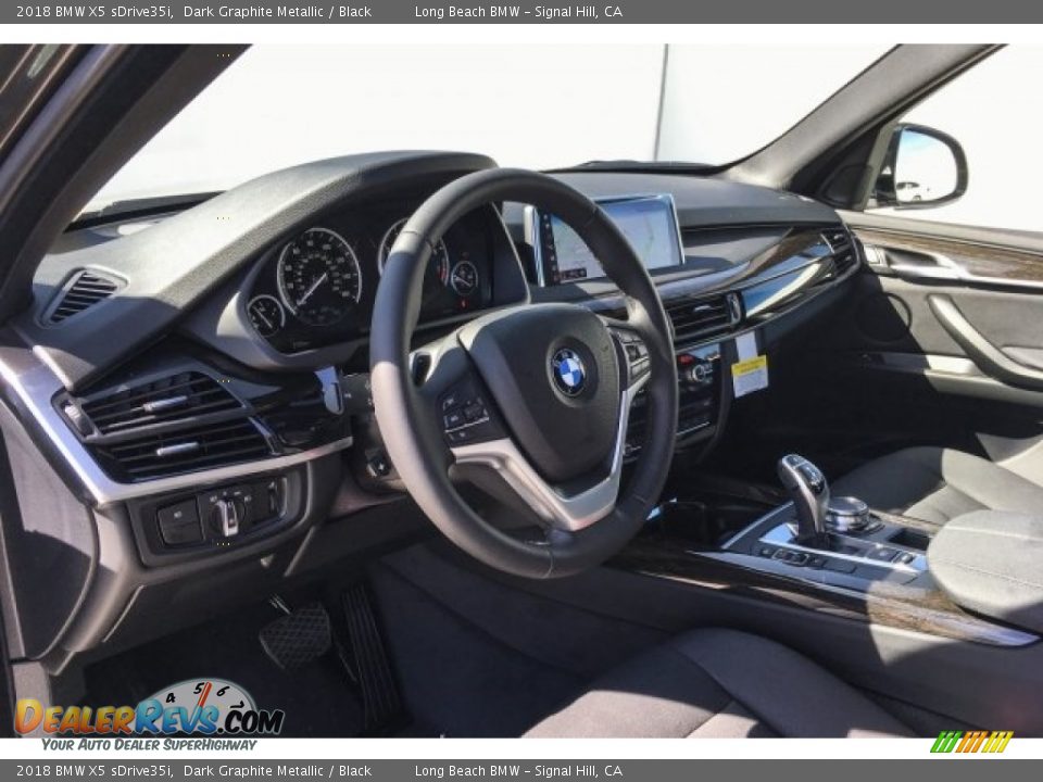 2018 BMW X5 sDrive35i Dark Graphite Metallic / Black Photo #5