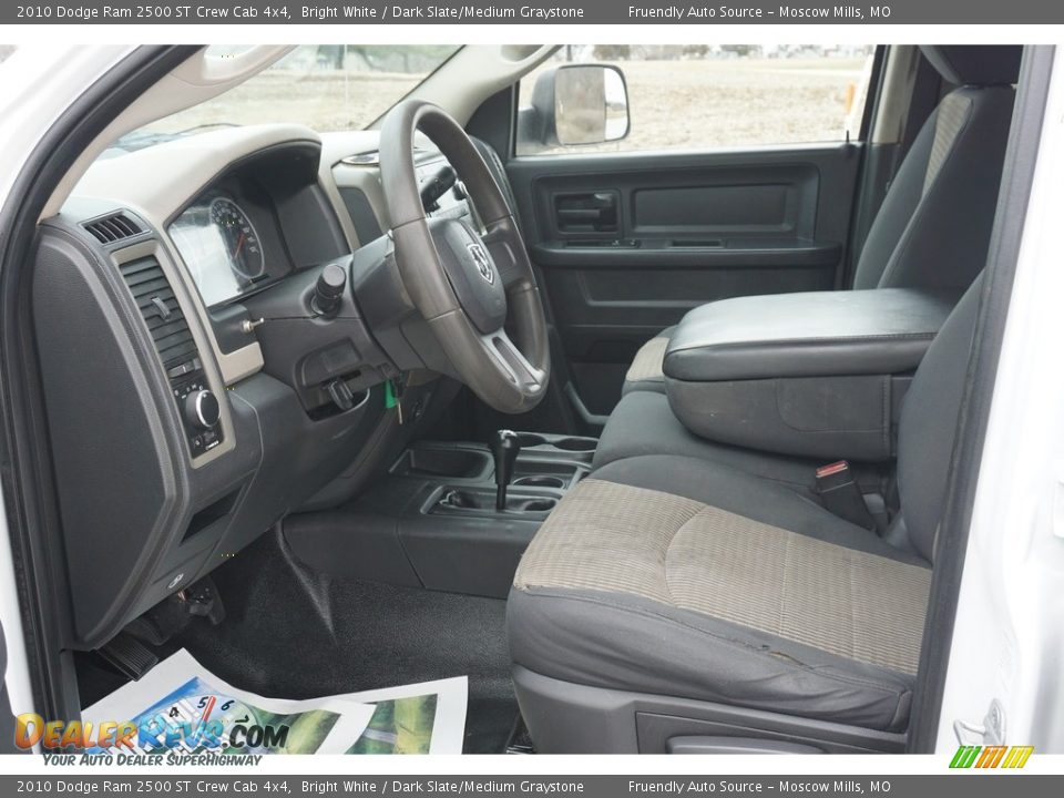 2010 Dodge Ram 2500 ST Crew Cab 4x4 Bright White / Dark Slate/Medium Graystone Photo #4