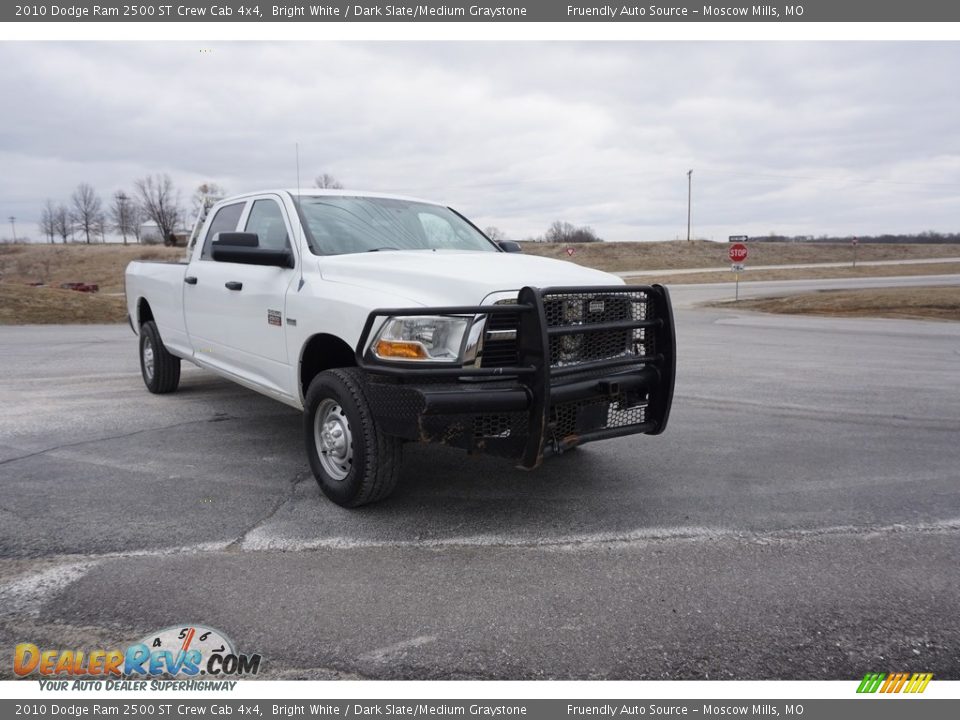 2010 Dodge Ram 2500 ST Crew Cab 4x4 Bright White / Dark Slate/Medium Graystone Photo #9