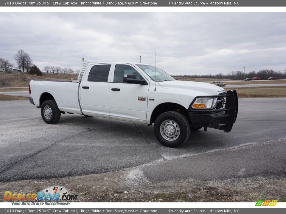 2010 Dodge Ram 2500 ST Crew Cab 4x4 Bright White / Dark Slate/Medium Graystone Photo #10