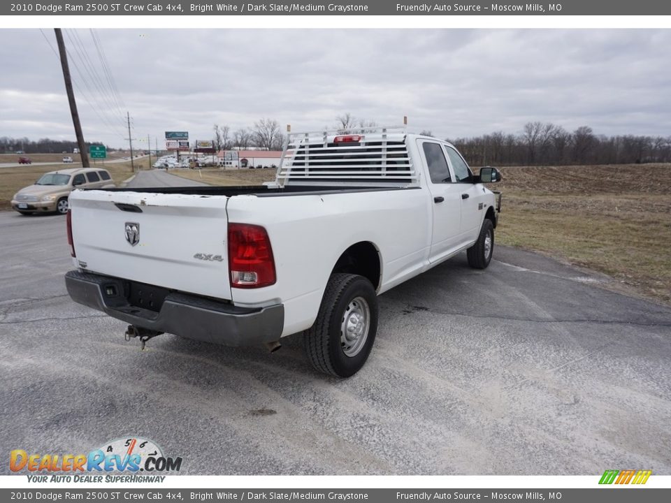 2010 Dodge Ram 2500 ST Crew Cab 4x4 Bright White / Dark Slate/Medium Graystone Photo #13