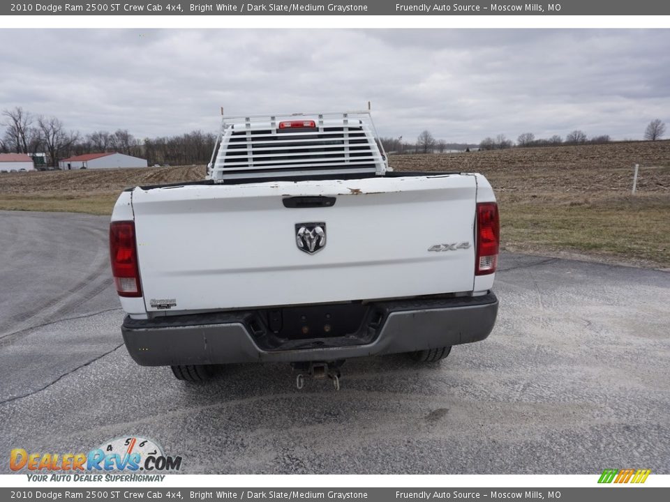 2010 Dodge Ram 2500 ST Crew Cab 4x4 Bright White / Dark Slate/Medium Graystone Photo #15