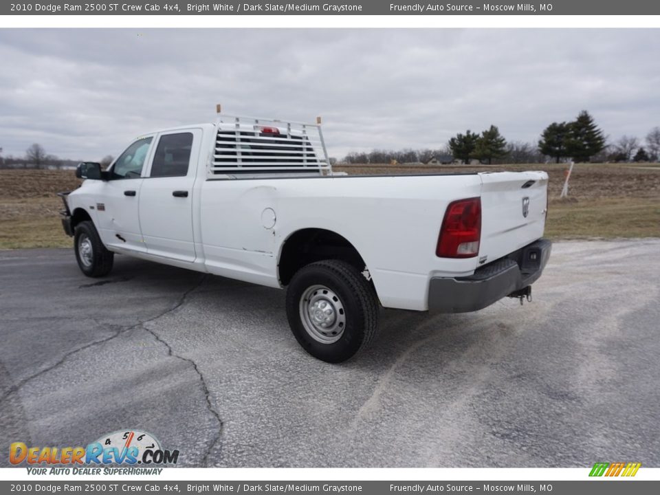 2010 Dodge Ram 2500 ST Crew Cab 4x4 Bright White / Dark Slate/Medium Graystone Photo #16