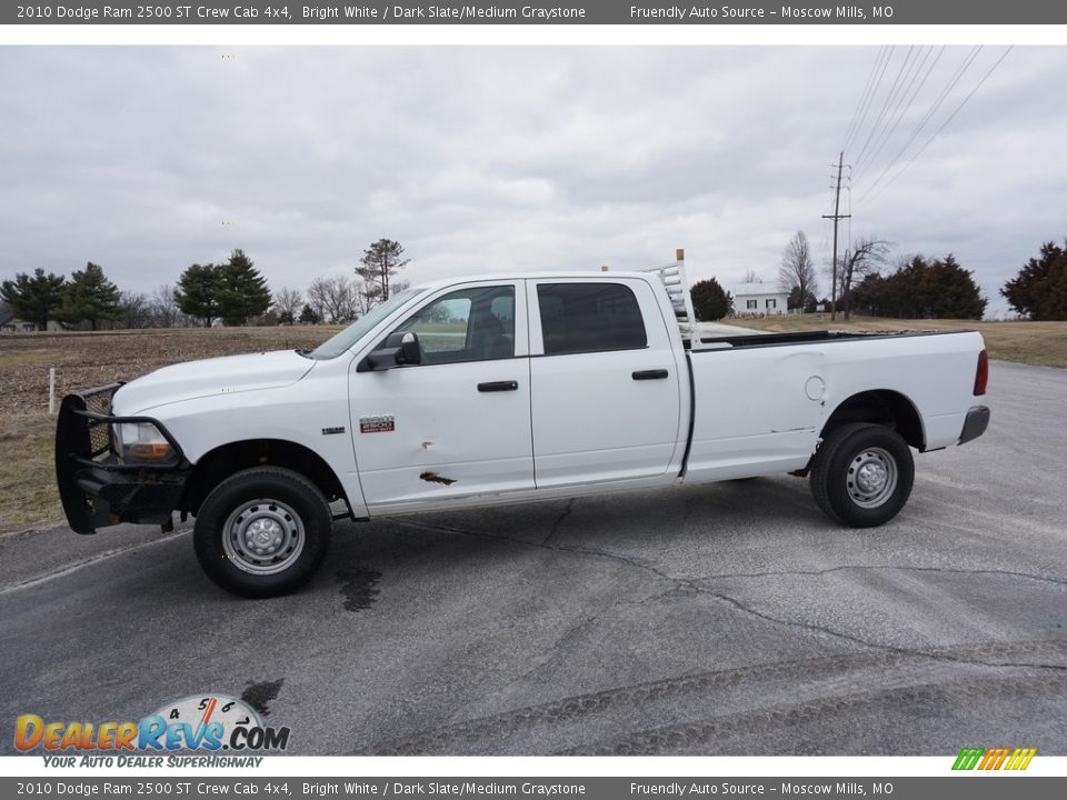 2010 Dodge Ram 2500 ST Crew Cab 4x4 Bright White / Dark Slate/Medium Graystone Photo #17