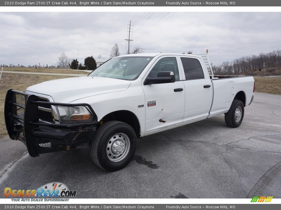 2010 Dodge Ram 2500 ST Crew Cab 4x4 Bright White / Dark Slate/Medium Graystone Photo #18