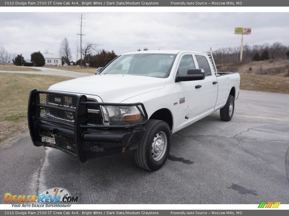 2010 Dodge Ram 2500 ST Crew Cab 4x4 Bright White / Dark Slate/Medium Graystone Photo #19