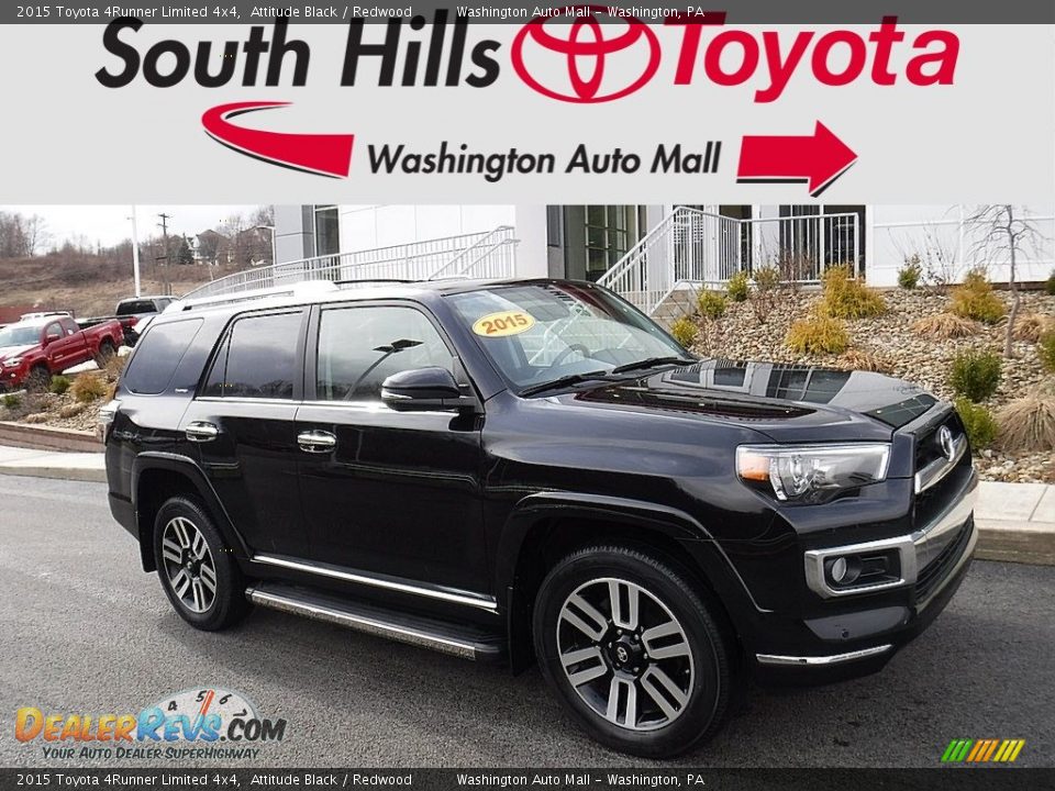 2015 Toyota 4Runner Limited 4x4 Attitude Black / Redwood Photo #1