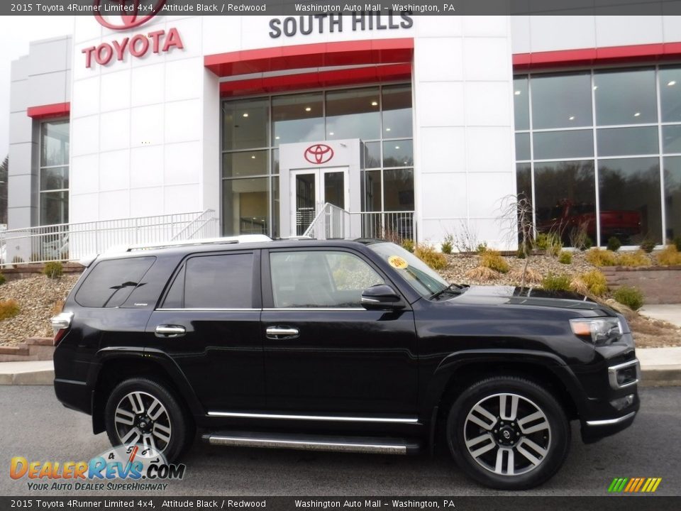 2015 Toyota 4Runner Limited 4x4 Attitude Black / Redwood Photo #2