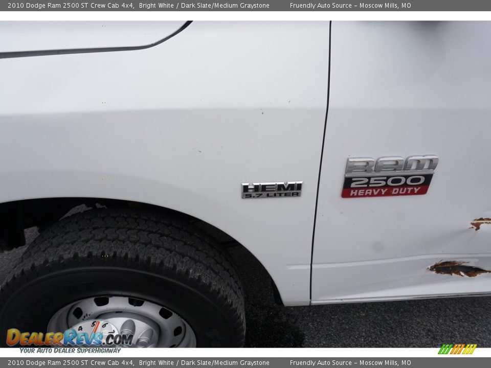 2010 Dodge Ram 2500 ST Crew Cab 4x4 Bright White / Dark Slate/Medium Graystone Photo #22