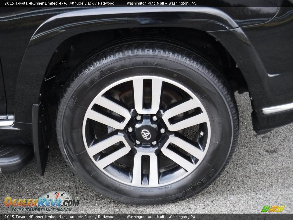 2015 Toyota 4Runner Limited 4x4 Attitude Black / Redwood Photo #3