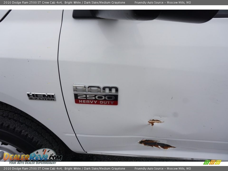 2010 Dodge Ram 2500 ST Crew Cab 4x4 Bright White / Dark Slate/Medium Graystone Photo #23