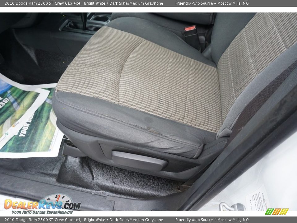 2010 Dodge Ram 2500 ST Crew Cab 4x4 Bright White / Dark Slate/Medium Graystone Photo #25