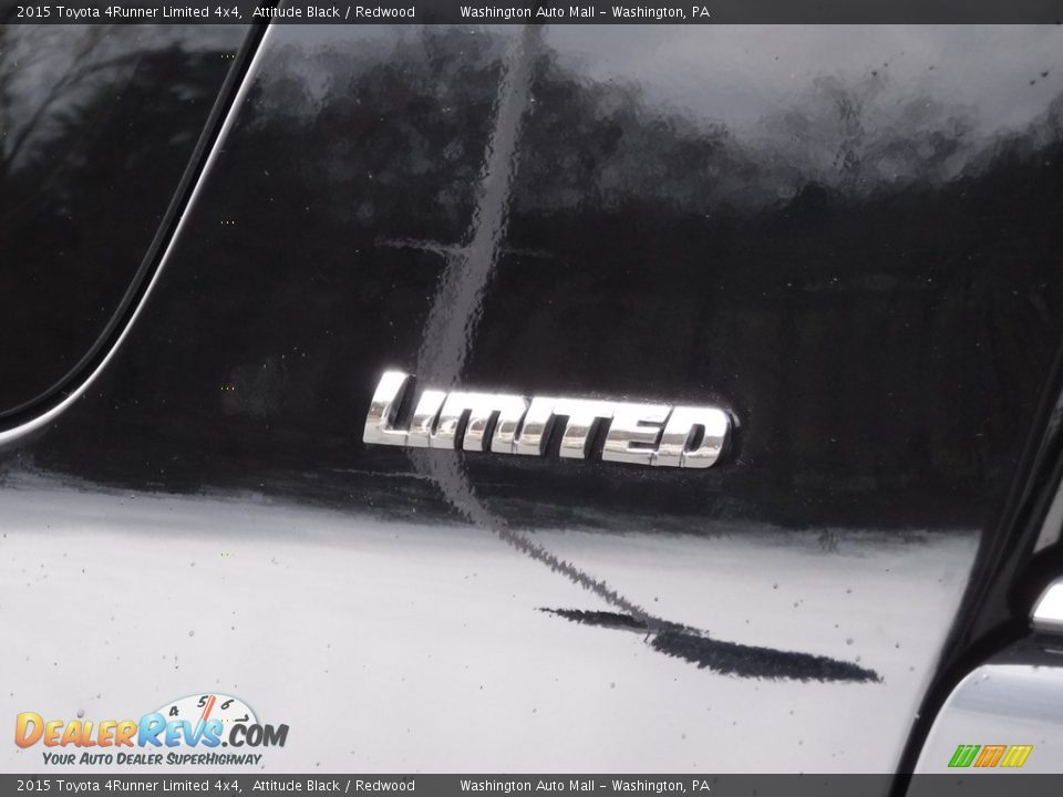 2015 Toyota 4Runner Limited 4x4 Attitude Black / Redwood Photo #6