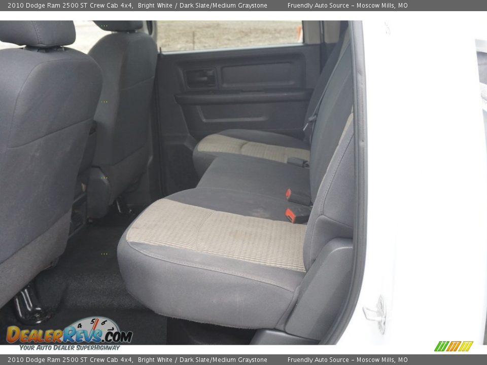 2010 Dodge Ram 2500 ST Crew Cab 4x4 Bright White / Dark Slate/Medium Graystone Photo #28