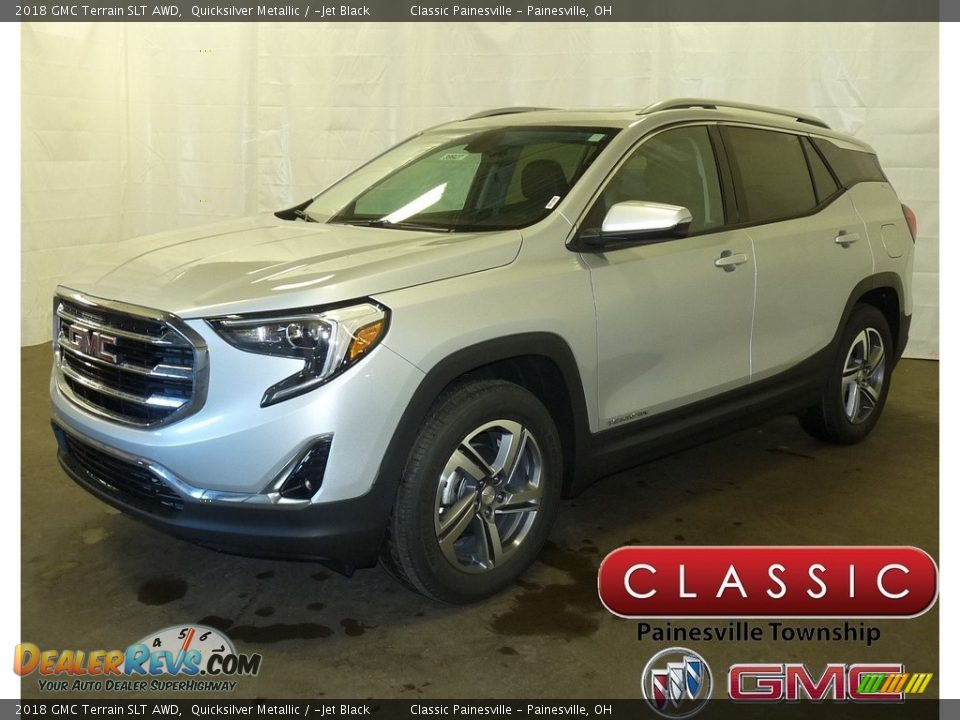 2018 GMC Terrain SLT AWD Quicksilver Metallic / ­Jet Black Photo #1