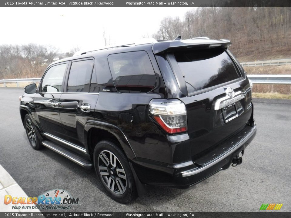 2015 Toyota 4Runner Limited 4x4 Attitude Black / Redwood Photo #10