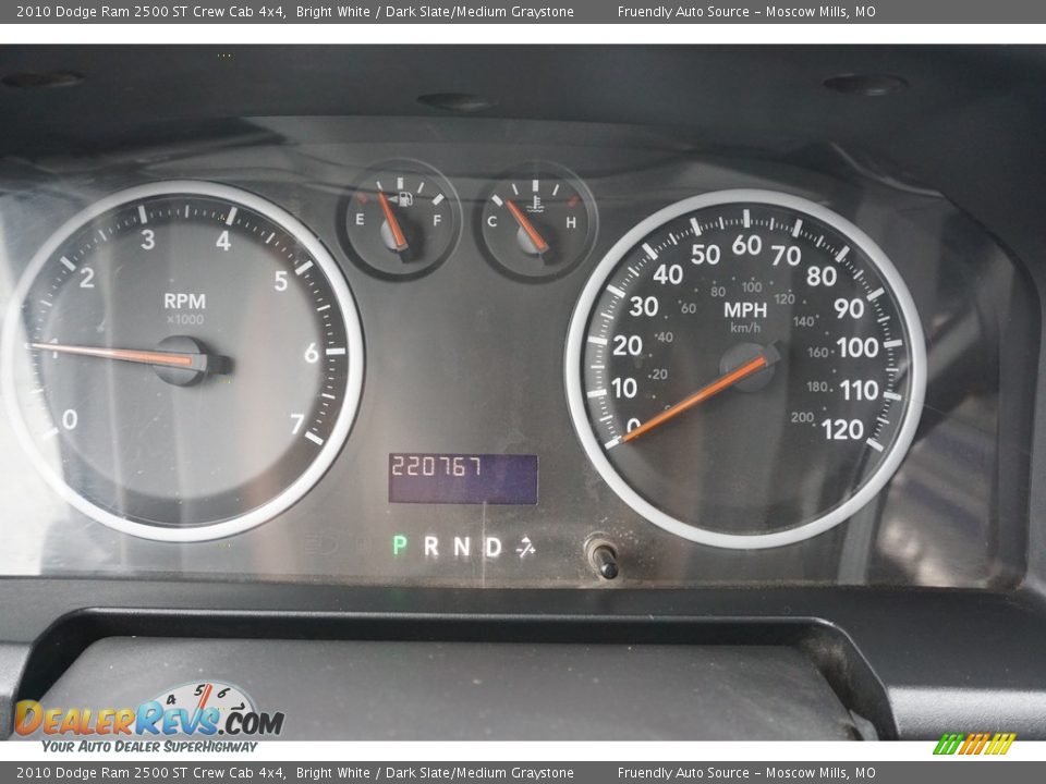 2010 Dodge Ram 2500 ST Crew Cab 4x4 Bright White / Dark Slate/Medium Graystone Photo #33