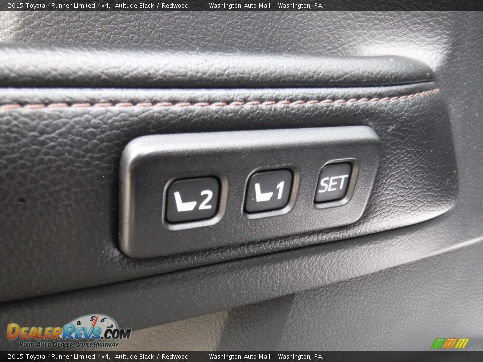 2015 Toyota 4Runner Limited 4x4 Attitude Black / Redwood Photo #17