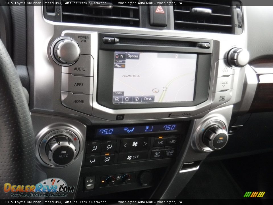 2015 Toyota 4Runner Limited 4x4 Attitude Black / Redwood Photo #21