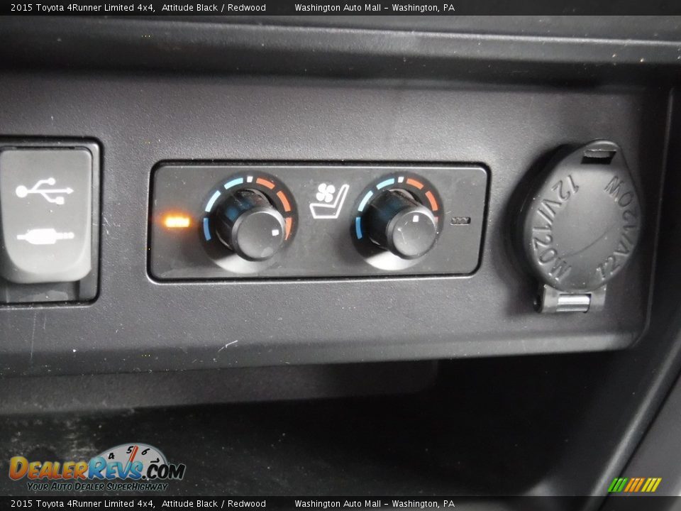2015 Toyota 4Runner Limited 4x4 Attitude Black / Redwood Photo #23