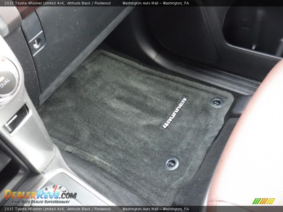 2015 Toyota 4Runner Limited 4x4 Attitude Black / Redwood Photo #25