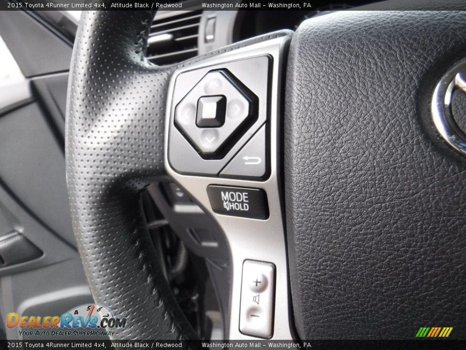 2015 Toyota 4Runner Limited 4x4 Attitude Black / Redwood Photo #29