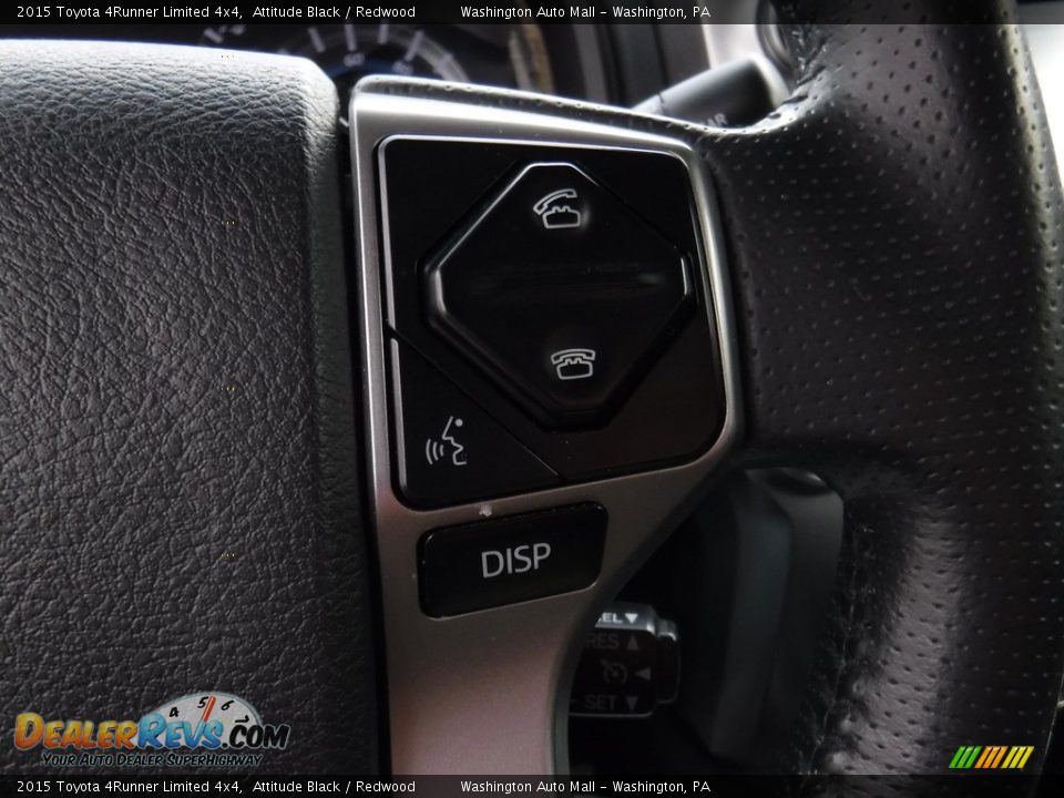 2015 Toyota 4Runner Limited 4x4 Attitude Black / Redwood Photo #30