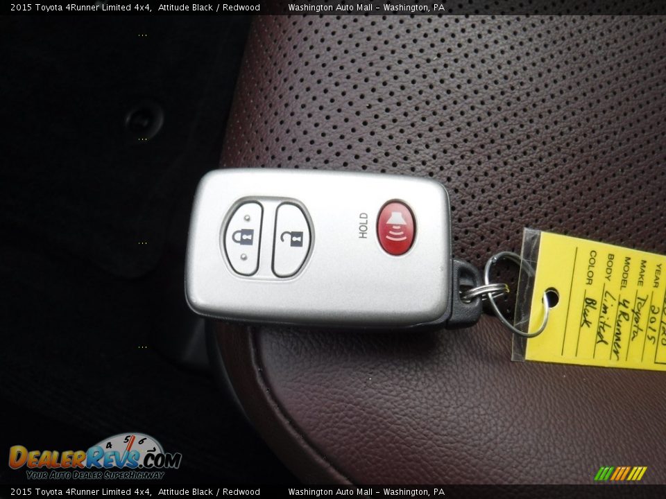 2015 Toyota 4Runner Limited 4x4 Attitude Black / Redwood Photo #33