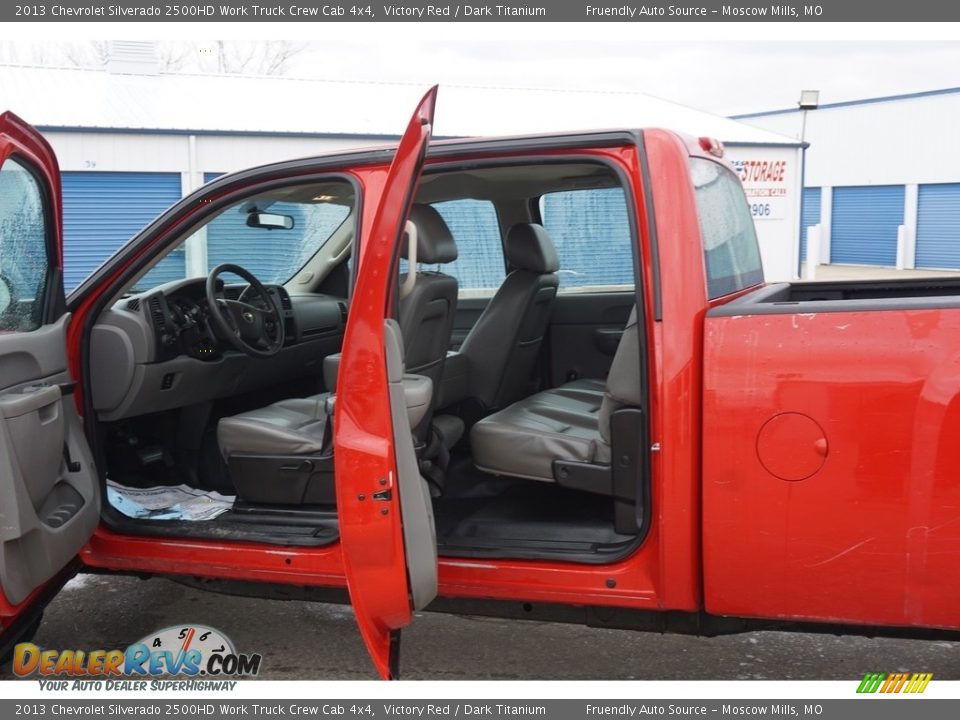 2013 Chevrolet Silverado 2500HD Work Truck Crew Cab 4x4 Victory Red / Dark Titanium Photo #27