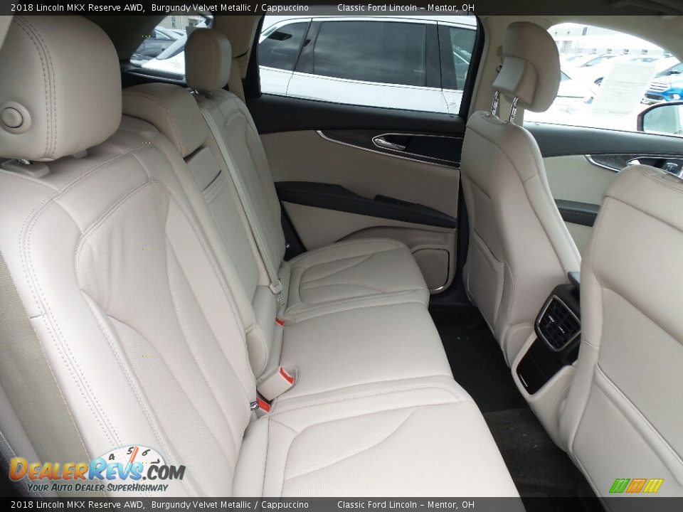 2018 Lincoln MKX Reserve AWD Burgundy Velvet Metallic / Cappuccino Photo #5