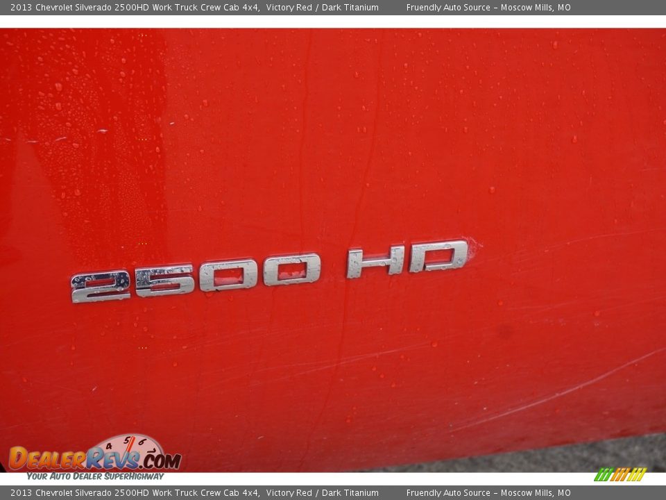 2013 Chevrolet Silverado 2500HD Work Truck Crew Cab 4x4 Victory Red / Dark Titanium Photo #35