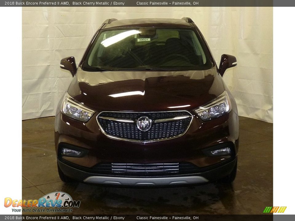 2018 Buick Encore Preferred II AWD Black Cherry Metallic / Ebony Photo #4