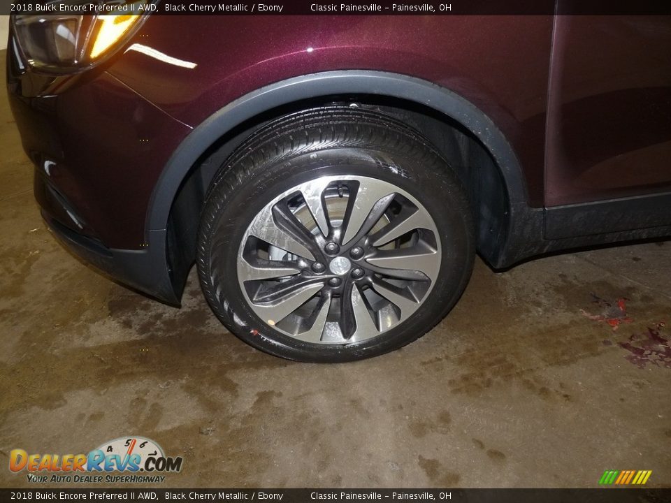 2018 Buick Encore Preferred II AWD Black Cherry Metallic / Ebony Photo #5
