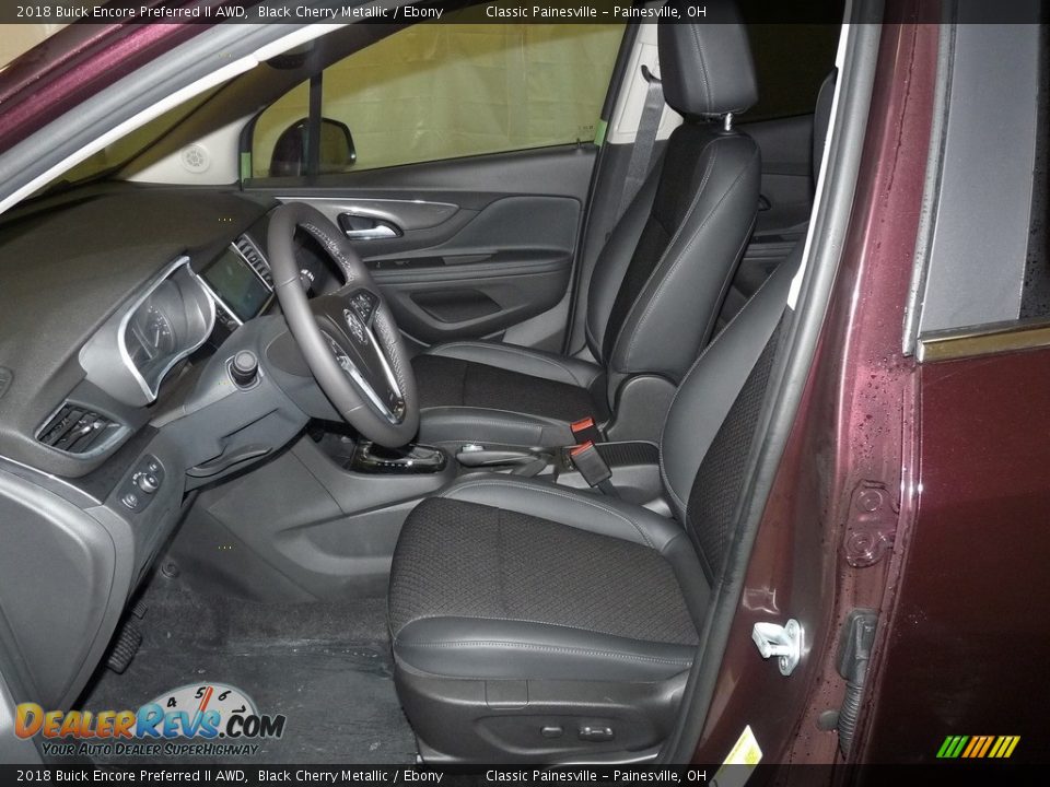 2018 Buick Encore Preferred II AWD Black Cherry Metallic / Ebony Photo #6