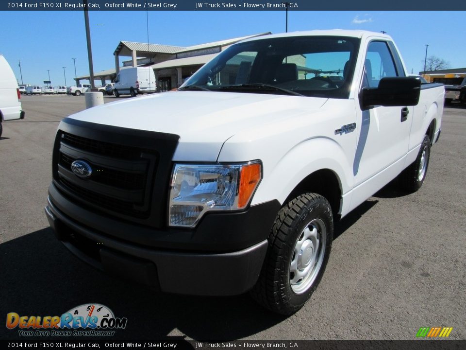 2014 Ford F150 XL Regular Cab Oxford White / Steel Grey Photo #1