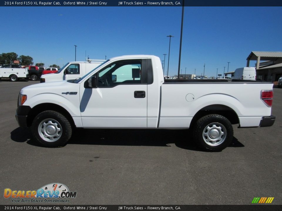 2014 Ford F150 XL Regular Cab Oxford White / Steel Grey Photo #2