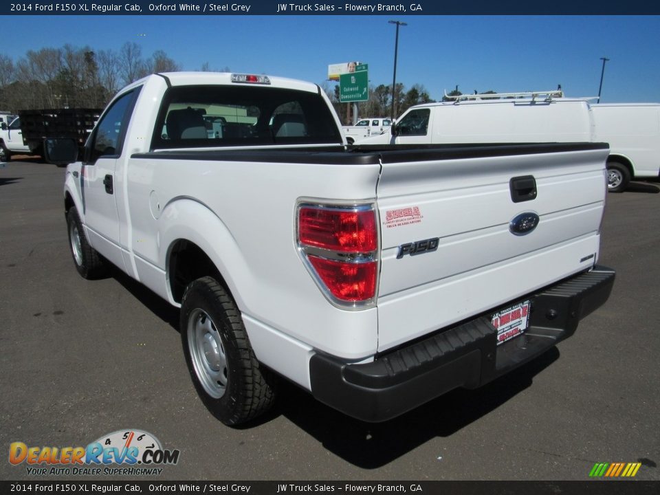 2014 Ford F150 XL Regular Cab Oxford White / Steel Grey Photo #3