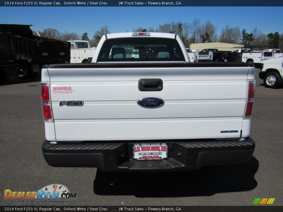 2014 Ford F150 XL Regular Cab Oxford White / Steel Grey Photo #4