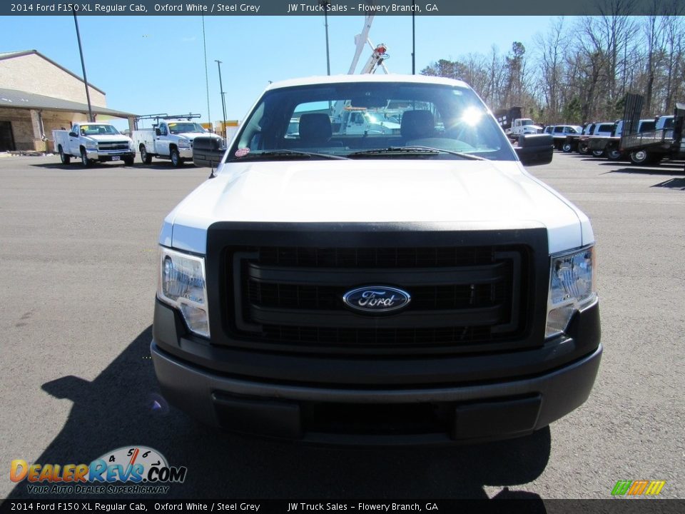 2014 Ford F150 XL Regular Cab Oxford White / Steel Grey Photo #8