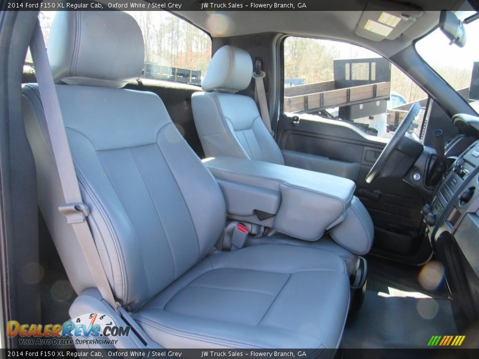 2014 Ford F150 XL Regular Cab Oxford White / Steel Grey Photo #10