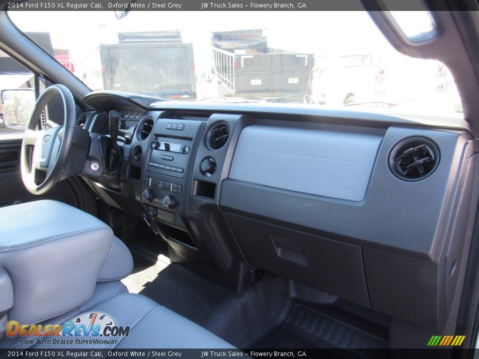 2014 Ford F150 XL Regular Cab Oxford White / Steel Grey Photo #12